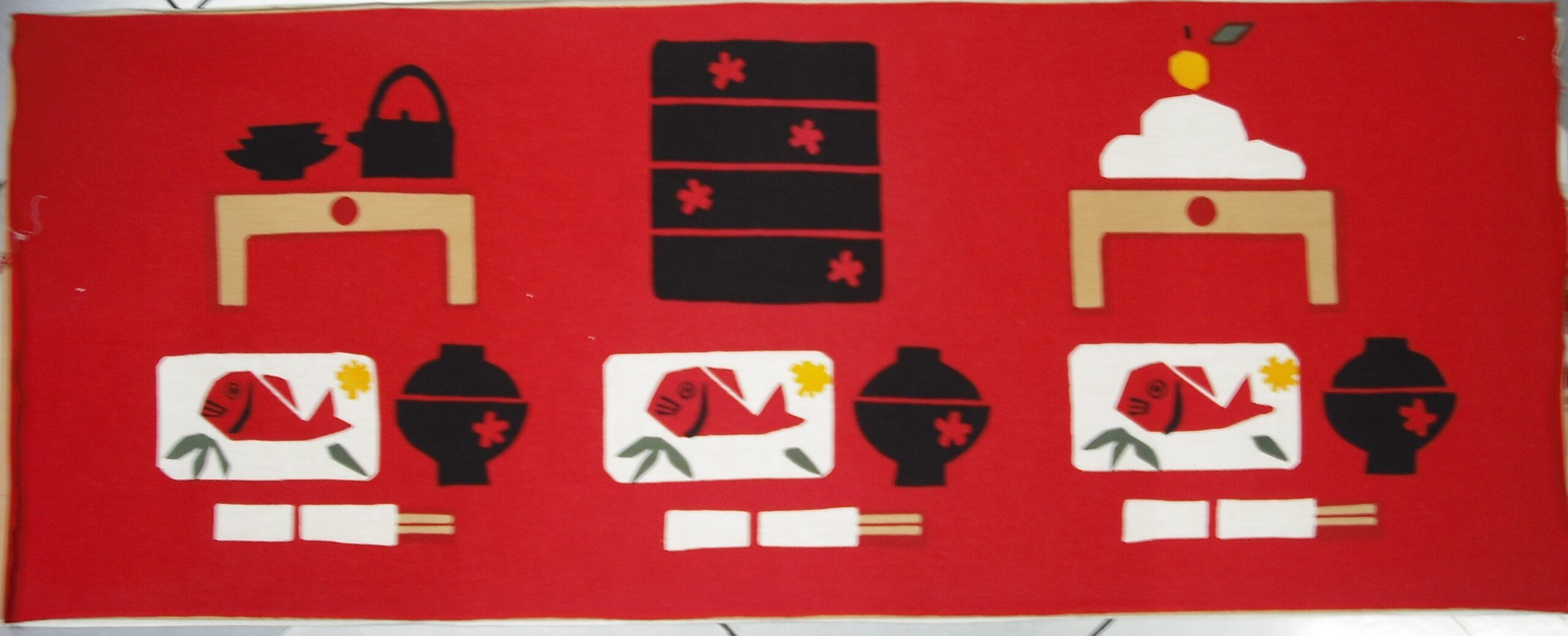 今月の手拭い額