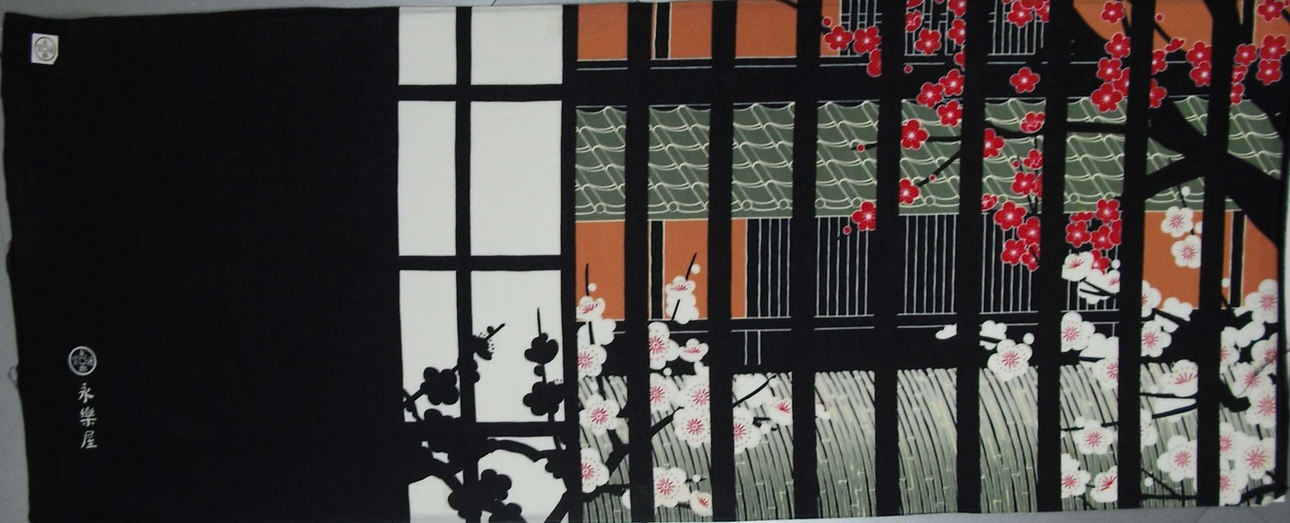 今月の手拭い額