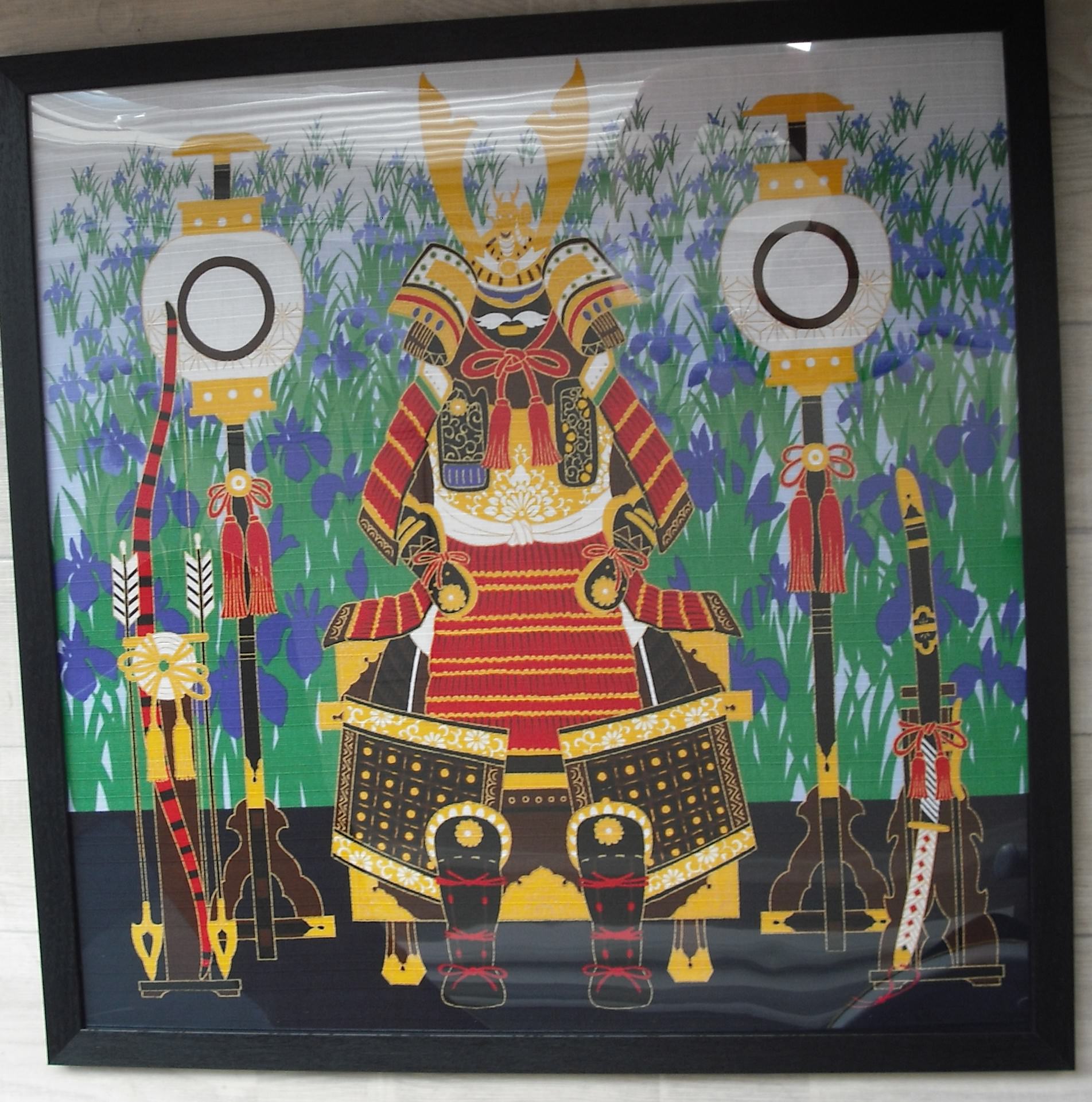 今月の手拭い額