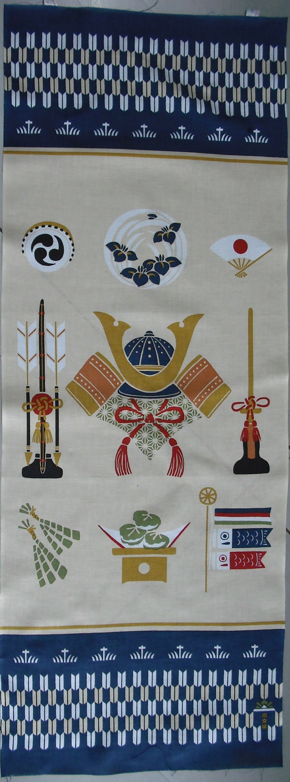 今月の手拭い額